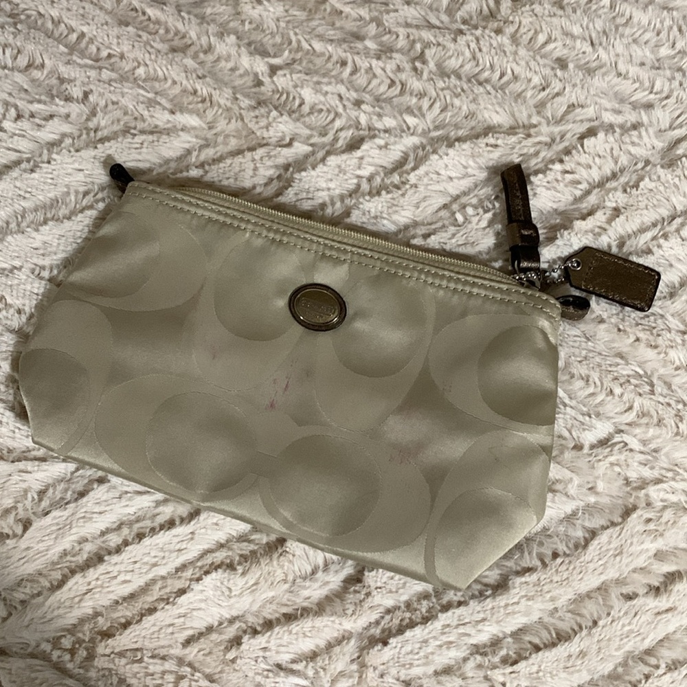 Coach Signature Makeup Pouch